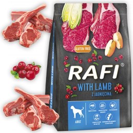 Sucha Karma Dla Psa RAFI Adult z Jagnięciną 3 kg - 1 szt. RAFI
