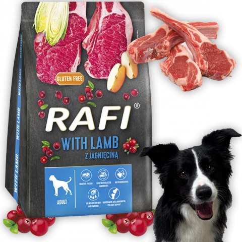 Sucha Karma Dla Psa RAFI Adult z Jagnięciną 3 kg - 1 szt. RAFI