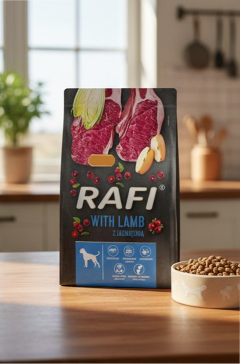 Sucha Karma Dla Psa RAFI Adult z Jagnięciną 3 kg - 1 szt. RAFI