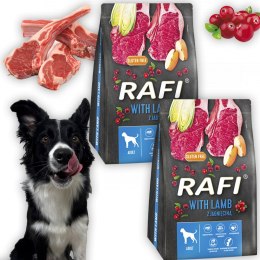 Sucha Karma Dla Psa RAFI Adult z Jagnięciną 3 kg - 2 szt. RAFI