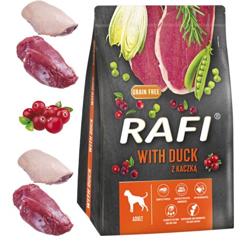 Sucha Karma Dla Psa RAFI Adult z Kaczką 3 kg - 1 szt. RAFI