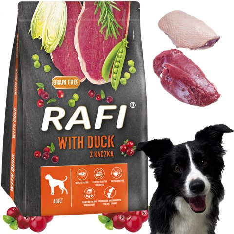 Sucha Karma Dla Psa RAFI Adult z Kaczką 3 kg - 1 szt. RAFI