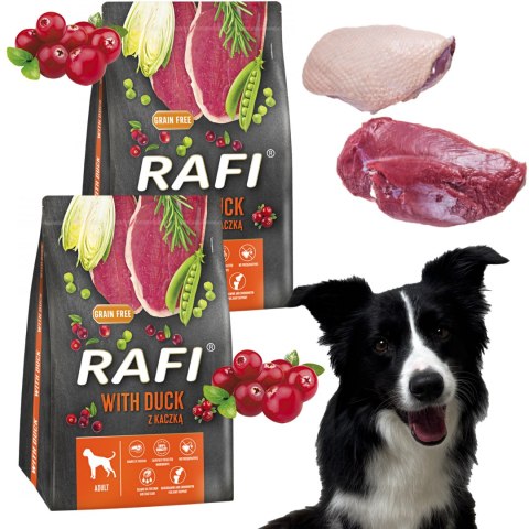 Sucha Karma Dla Psa RAFI Adult z Kaczką 3 kg - 2 szt. RAFI