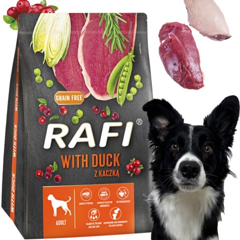 Sucha Karma Dla Psa RAFI Adult z Kaczką 3 kg - 2 szt. RAFI