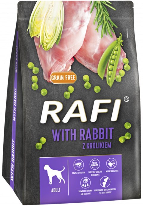 Sucha Karma Dla Psa RAFI Adult z Królikiem 3 kg - 1 szt. RAFI