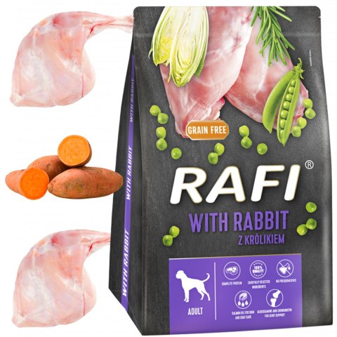 Sucha Karma Dla Psa RAFI Adult z Królikiem 3 kg - 1 szt. RAFI