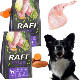 Sucha Karma Dla Psa RAFI Adult z Królikiem 3 kg - 2 szt. RAFI
