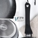 Zestaw patelni granitowy BLACK LINE 3 szt. 20 / 24 / 28 cm VILDE 199057
