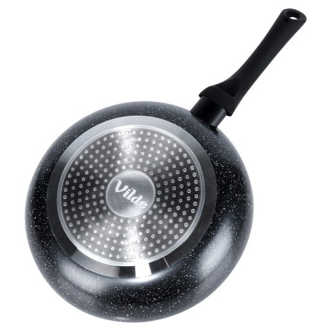 Zestaw patelni granitowy BLACK LINE 3 szt. 20 / 24 / 28 cm VILDE 199057