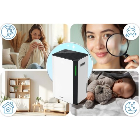 Osuszacz powietrza kompresorowy - pochłaniacz wilgoci 20l/24h higrostat Berdsen BD-532 biały