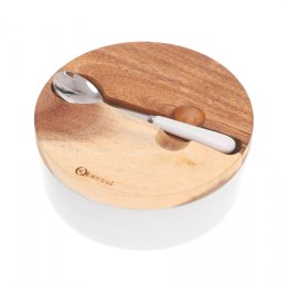 PORCELANOWA CUKIERNICA Z ŁYŻECZKĄ KASSEL no. 93557 AKACJA