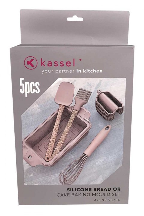 SILIKONOWY ZESTAW DO PIECZENIA CIASTA I CHLEBA KASSEL 93704
