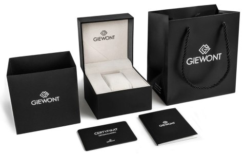 Zegarek Męski Giewont Chronograph Sapphire Srebrno Niebieski GW3970-B3