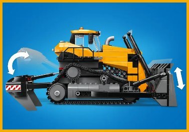 60466 - LEGO City - Żółty buldożer LEGO