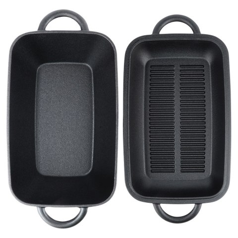 Brytfanna gęsiarka do piekarnika żeliwna 2w1 CAST LINE 3.5L / 1.5L VILDE 279010