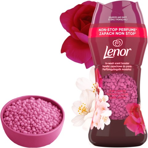 LENOR Perełki Zapachowe Do Prania 195g Rubinowy Jaśmin/Ruby Jasmine Lenor