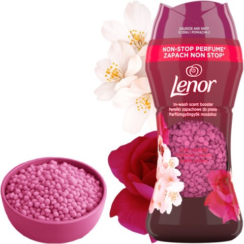 LENOR Perełki Zapachowe Do Prania 195g Rubinowy Jaśmin/Ruby Jasmine Lenor