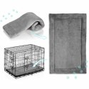 Metalowa klatka kennelowa dla psa + legowisko 75 x 45 x 54 cm PH-200