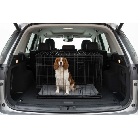 Metalowa klatka kennelowa dla psa + legowsko 91 x 57 x 62 cm PH-201