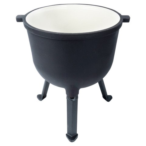 Kociołek żeliwny emaliowany na nóżkach z pokrywką CAST LINE 10L VILDE 199052