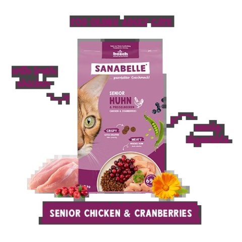 Bosch Sanabelle Senior Drób 8kg