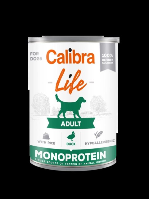 Calibra Dog Life Adult Duck With Rice Karma Dla Psa 400g