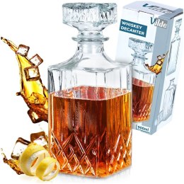 Karafka do whisky nalewki na alkohol napoje szklana 900ml VILDE 139609