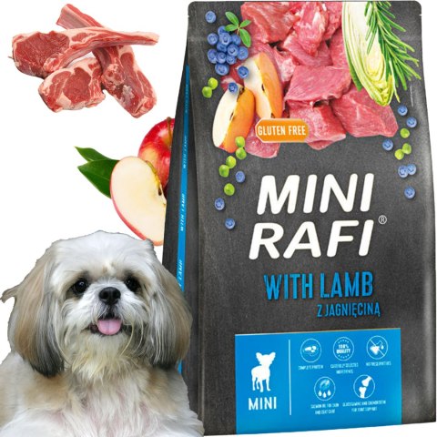Sucha Karma Dla Psa RAFI MINI Adult z Jagnięciną 3 kg - 1 szt. RAFI