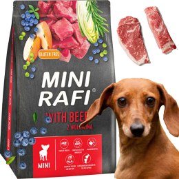 Sucha Karma Dla Psa RAFI MINI Adult z Wołowiną 3 kg - 1 szt. RAFI