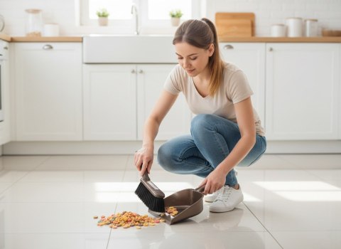 Zmiotka Z Szufelką Komplet 2w1 KONEX PAKO