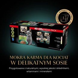 Sheba Kitten Wybór Smaków W Sosie Karma Dla Kociąt 40x85g