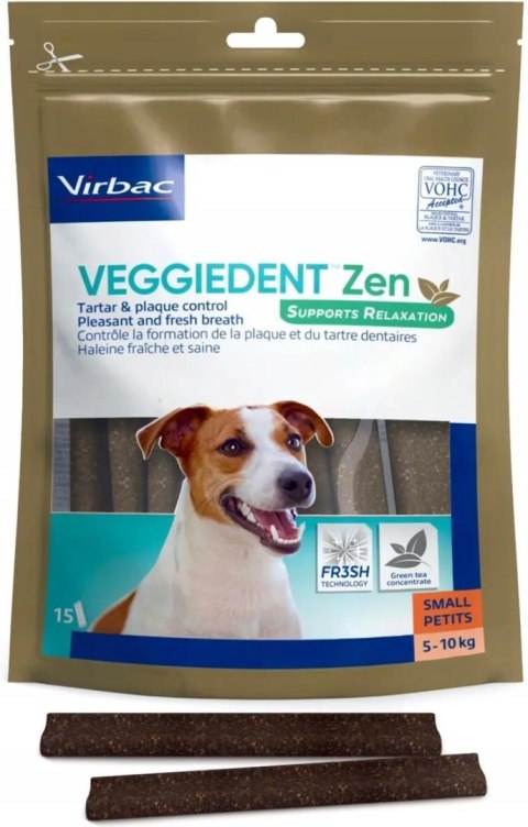 Virbac Veggiedent Zen Fresh Gryzak Dla Psa S (5-10kg) 15szt