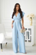 289-08 Kombinezon Z Zakrytymi Ramionami - Baby blue