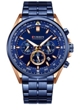 ZEGAREK MĘSKI CURREN 8399 (zc016d -CHRONOGRAF +BOX