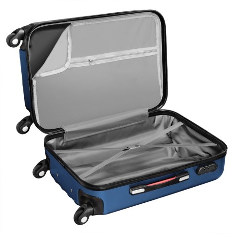 ZESTAW WALIZEK NA KÓŁKACH MADERA GRANATOWY 3W1