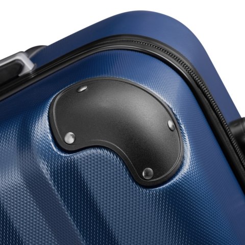 ZESTAW WALIZEK NA KÓŁKACH MADERA GRANATOWY 3W1