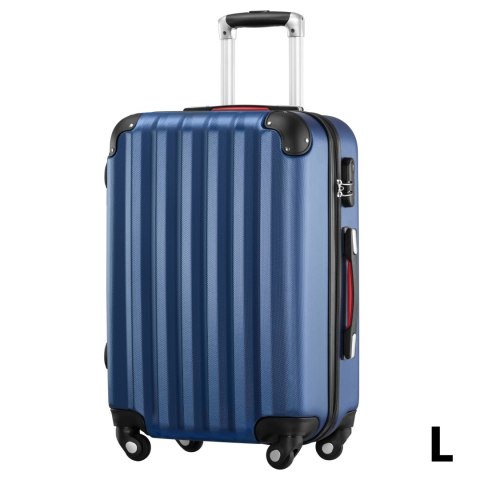 ZESTAW WALIZEK NA KÓŁKACH MADERA GRANATOWY 3W1