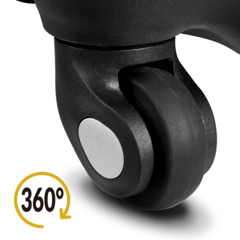 ZESTAW WALIZEK Z KOSMETYCZKĄ 4W1 MINORKA SZARY