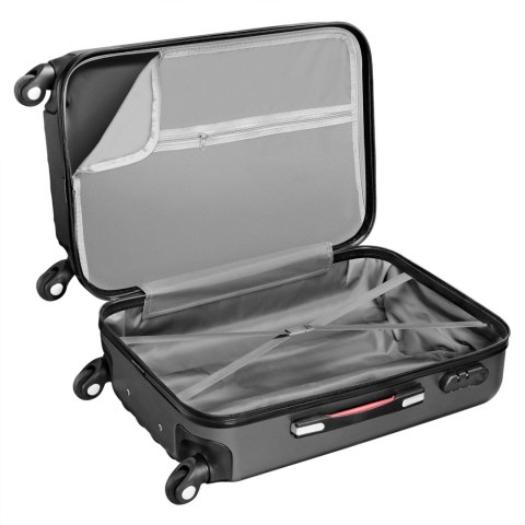 ZESTAW WALIZEK Z KOSMETYCZKĄ 4W1 MINORKA SZARY