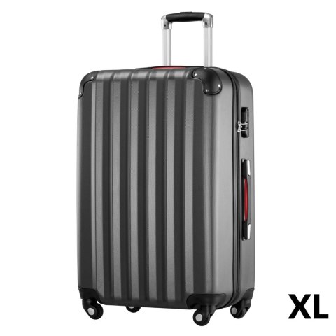 ZESTAW WALIZEK Z KOSMETYCZKĄ 4W1 MINORKA SZARY