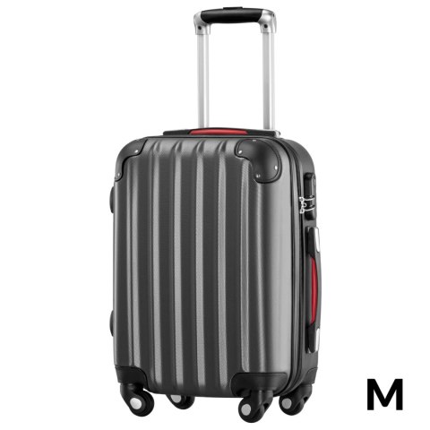 ZESTAW WALIZEK Z KOSMETYCZKĄ 4W1 MINORKA SZARY