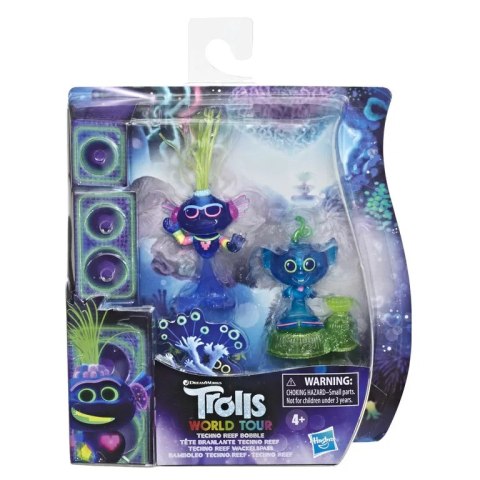 Hasbro Trolls World Tour Techno Reef Bobble 2pak