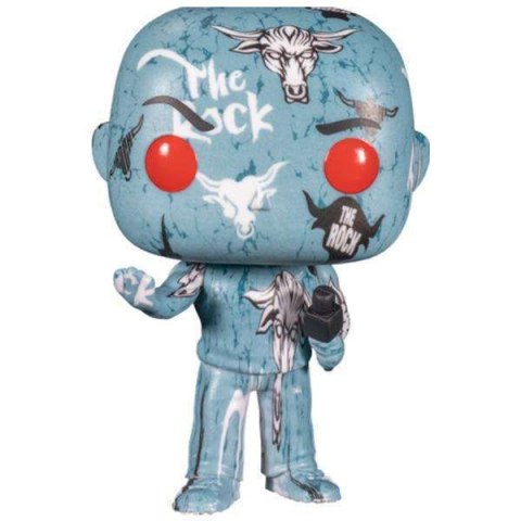 FUNKO POP! ART SERIES WWE THE ROCK 44 SE CASE