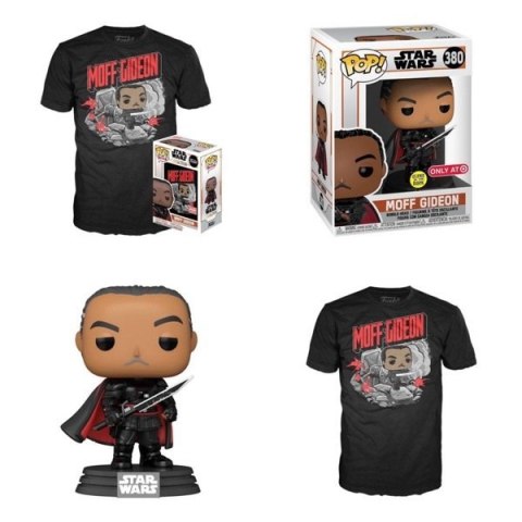 Funko POP Star Wars Moff Gideon Glow 380 T-shirt XL