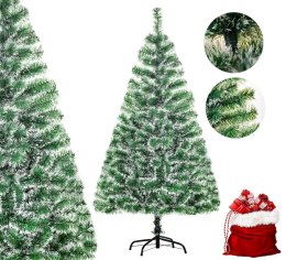 Choinka Sztuczna Zielono-Biała 416 Gałęzi 150 cm PAKO 830-123 PAKO