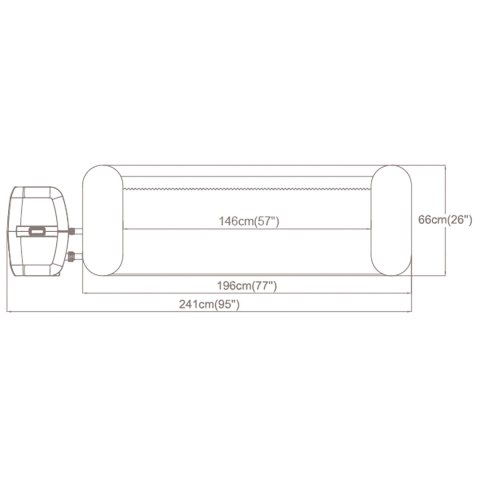 Dmuchane SPA Lay-Z Miami Green 6 osobowe Bestway 6001D
