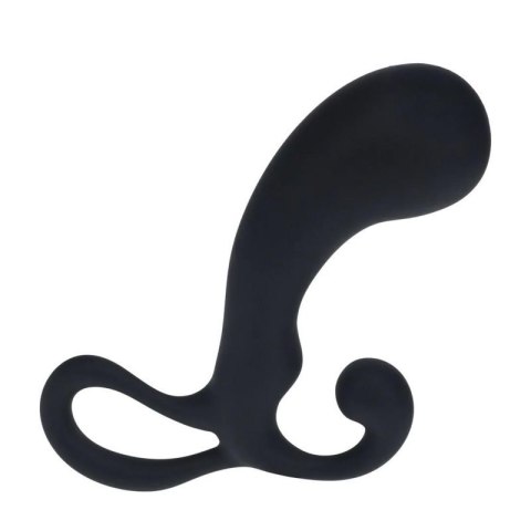Bulb with Loop Silicone Prostate Massager - L - Black