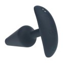 Classic Vibrating Silicone Anal Plug - S - Black