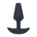 Classic Vibrating Silicone Anal Plug - S - Black