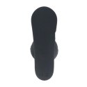 Remote Control Vibrating Liquid Silicone Anal Plug - Black
